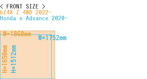 #bZ4X Z 4WD 2022- + Honda e Advance 2020-